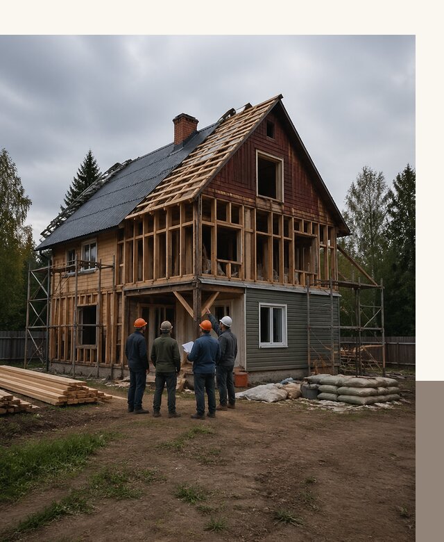 Реконструкция дачного дома в Угличе под ключ с проектом