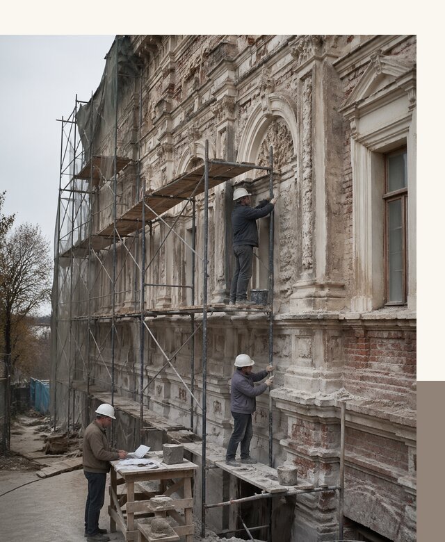 Реставрация объектов культурного наследия под ключ в Угличе