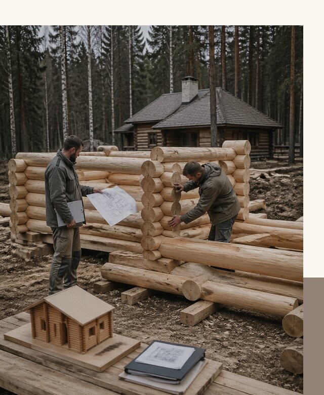 Проектирование и строительство домов из бревна в Угличе